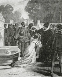 Koningin Elisabeth en de Graaf van Leicester, 19e Eeuw